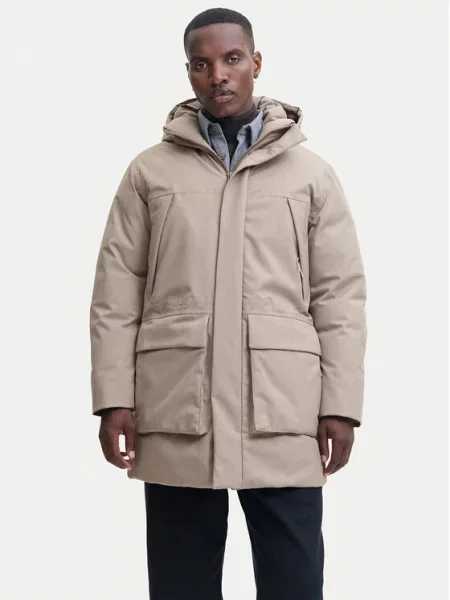 Jack & Jones Μπουφάν χειμωνιάτικο Cmoon μπεζ