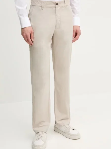 Kalhoty Michael Kors jednoduché béžová