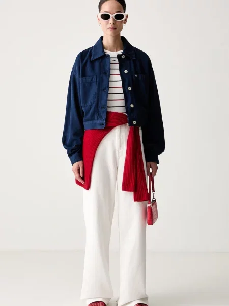 Tommy Jeans basic tričko s bílé
