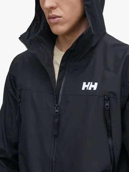 Geacă Helly Hansen cu glugă negru