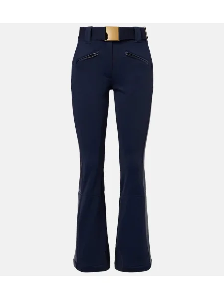 Jeździć na nartach spodnie dresowe Goldbergh skórzane niebieskie