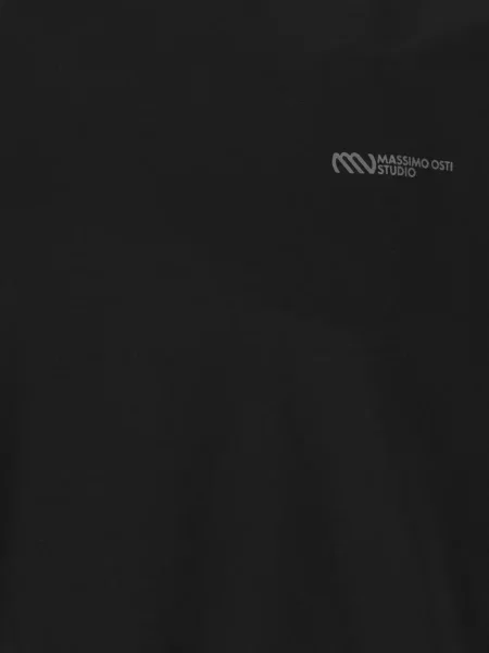 Tricou Massimo Osti Studio cu imagine negru