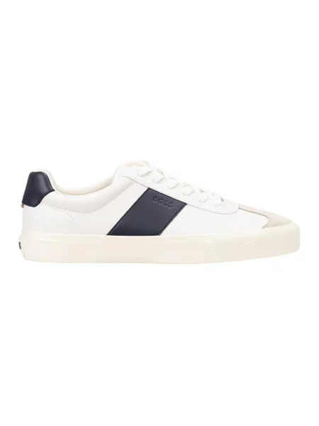 Sneakersy Boss skórzane białe