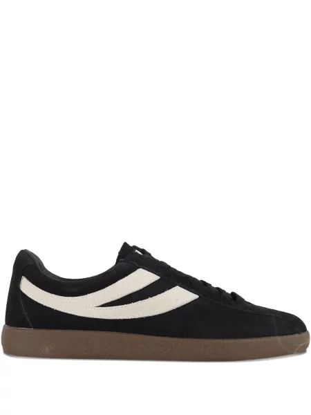 Sneakerși Superga cu dungi negru
