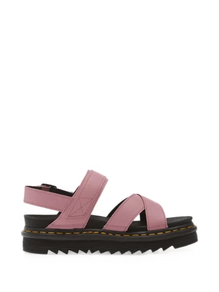Sandale Dr. Martens cu cataramă roz