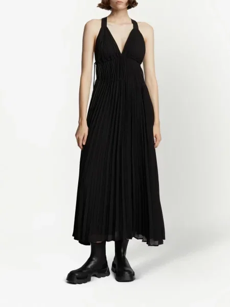 Plisuotas kostiumas suknele Proenza Schouler White Label balta