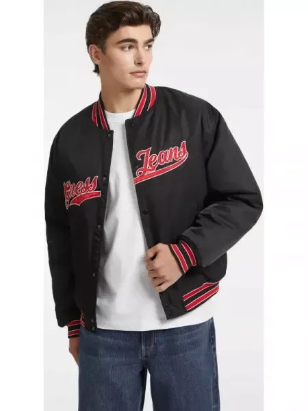 Guess Jeans Bomber dzseki fekete