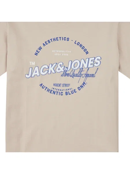 Tricou copii Jack & Jones bej