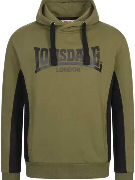 Pulover Lonsdale s kapuco črna