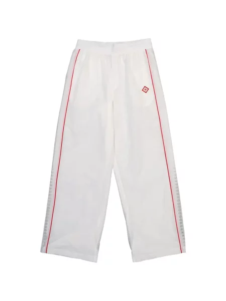 Pantaloni Casablanca cu imagine alb