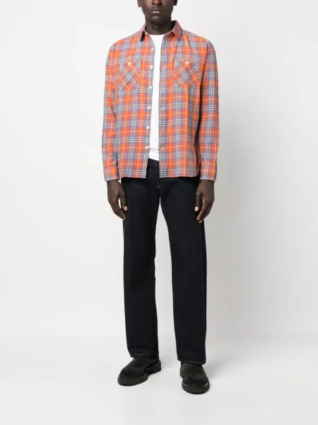 Tiesūs džinsai Ralph Lauren Rrl mėlyna
