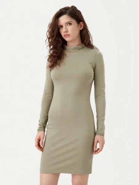 Calvin Klein Jeans Rochie de zi verde