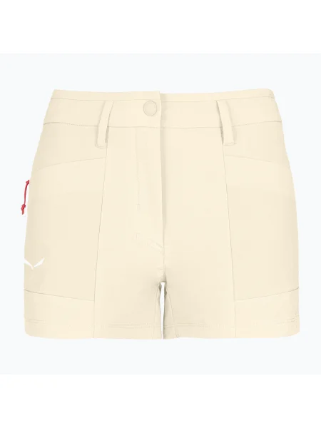 Pantaloni scurți de trekking pentru femei Salewa Puez DST Cargo oatmeal