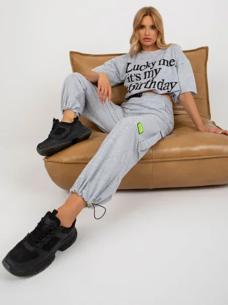 Komplet dresowy Badu szary