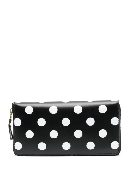 Portofel Comme Des Garçons Wallet cu buline negru