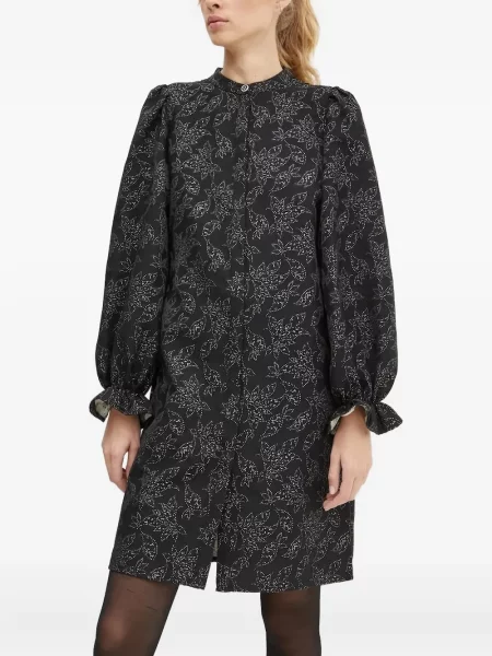Rochie Bruuns Bazaar cu model floral de costum negru