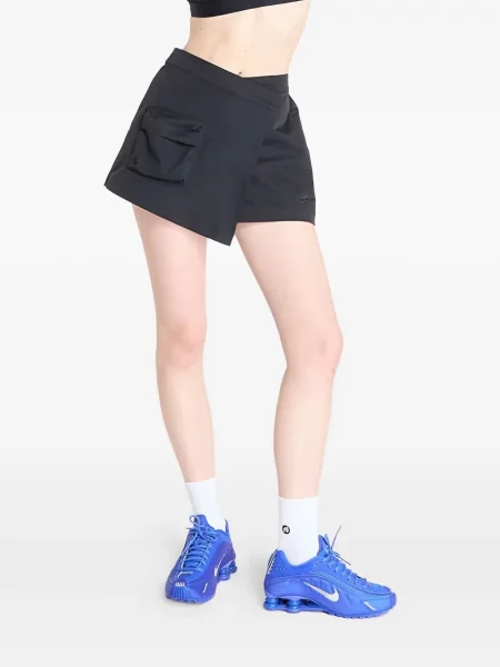 Top sport Nike din fleece plisat fără mâneci alb