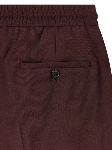 Pantaloni Paul Smith plisate roșu