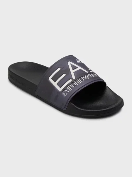Шлепанцы Ea7 Emporio Armani черные
