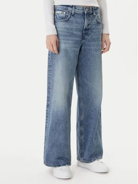 Calvin Klein Jeans Blugi Baggy Fit albastru