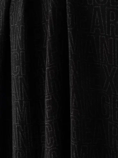 Fular Armani Exchange cu imagine negru