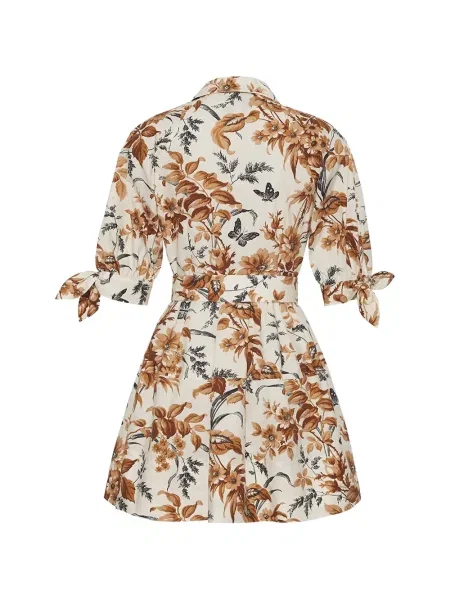 Rochie Cara Cara cu model floral cu imagine de costum