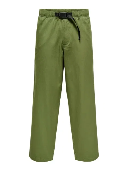 Only & Sons Pantaloni eleganți ONSHenry kiwi verde