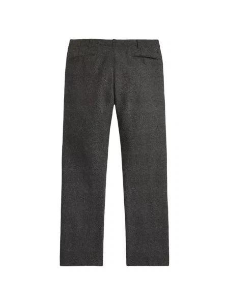 Pantaloni Ralph Lauren Rrl cu model herringbone gri