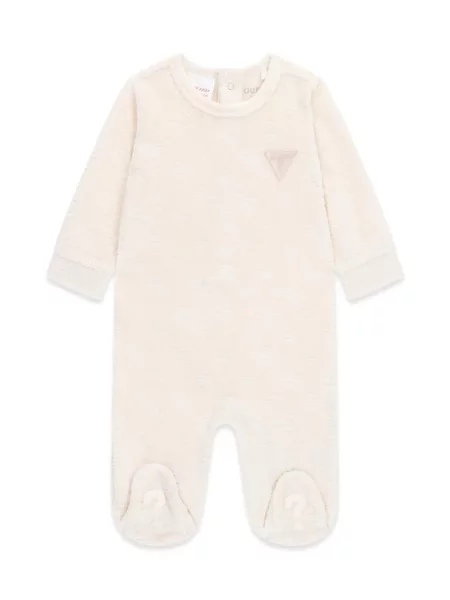 Guess kombinezon za bebe s pamukom bež