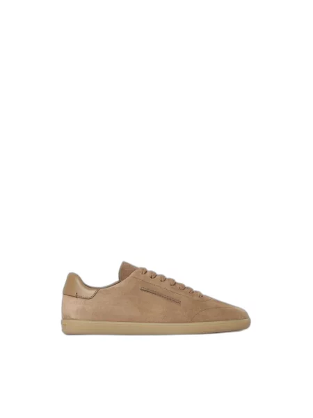 Sneakersy Zegna zamszowe beżowe