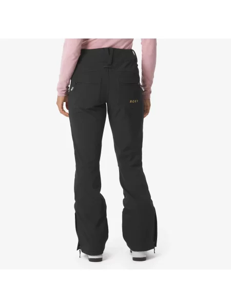 Spodnie narciarskie i snowboardowe Roxy softshell slim czarne