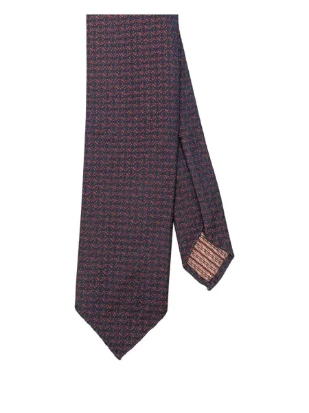 Cravată Lardini din jacard violet