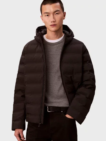 Пакувальний пуховик Calvin Klein чорний