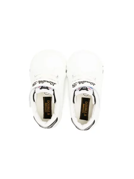 Sneakersy dziecięce Miki House Double B białe