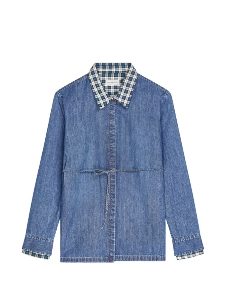 Cămașă de blugi Dries Van Noten plic albastru