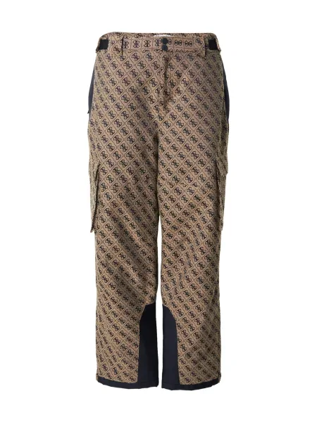 GUESS Sportovní kalhoty béžová černá