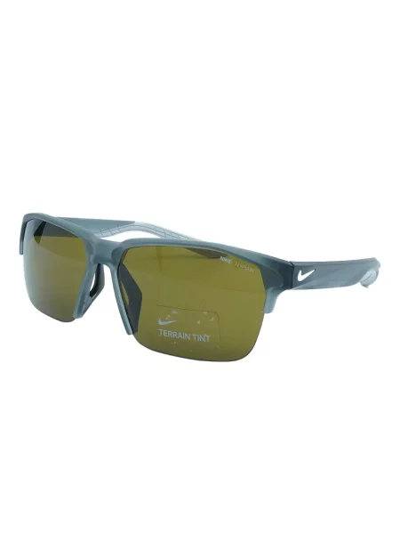 Ochelari de soare Nike cu cordon din jerseu cu imprimeu abstract gri