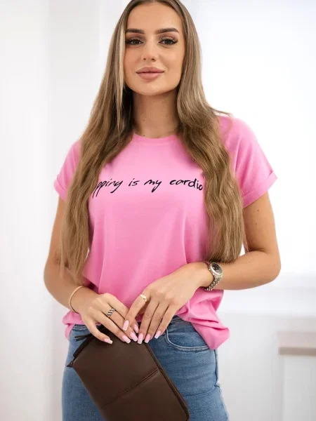 Koszulka Kesi różowa