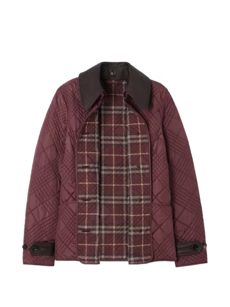 Matlasat geacă Burberry roșu