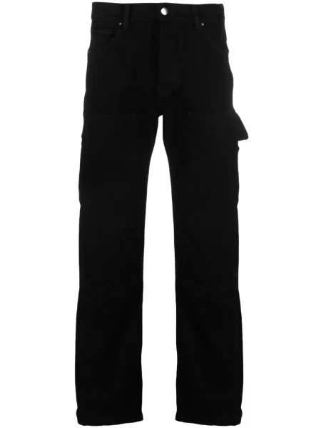 Blugi drepți Amiri zdrențuiți negru