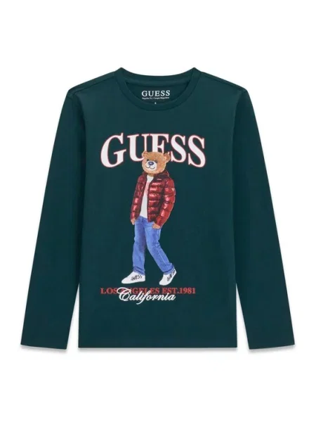 Μπλούζα Guess πράσινο