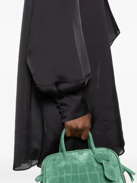 Rochie mini Sacai drapată de costum negru