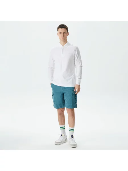 Lacoste Bermudy niebieskie