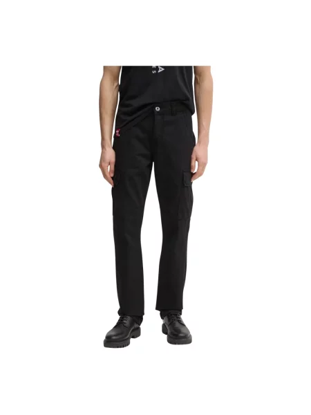 Alpha Industries spodnie Agent Pant w fasonie cargo czarny