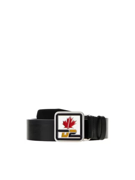 Pasek Dsquared2 z paskiem czarny