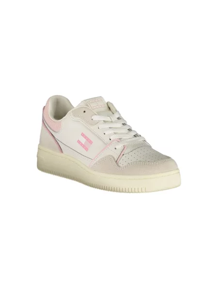 Sneakersy Tommy Hilfiger skórzane białe