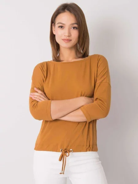 Bluza Fashionhunters rjava