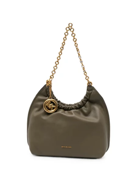 Geantă Michael Michael Kors cu volane verde
