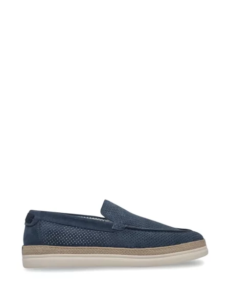 Pantofi loafer Barrett din piele de căprioară albastru