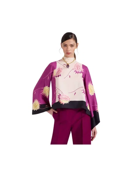 Wielobarwność bluzka La Doublej